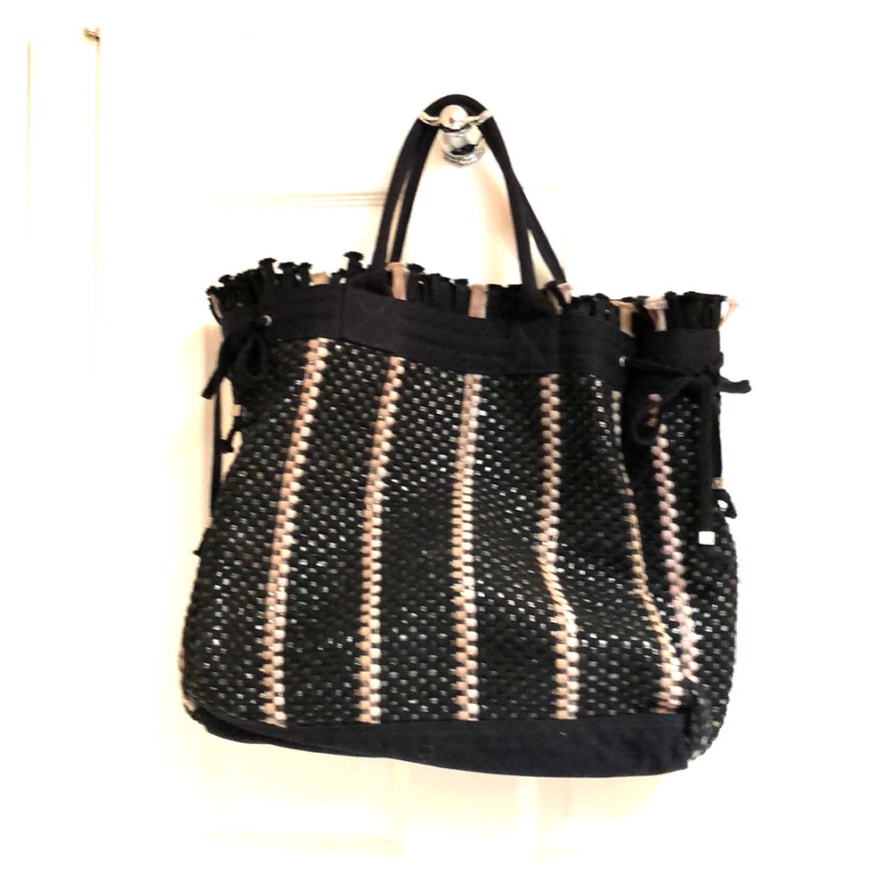 The Gap Large canvas weaved shopping tote